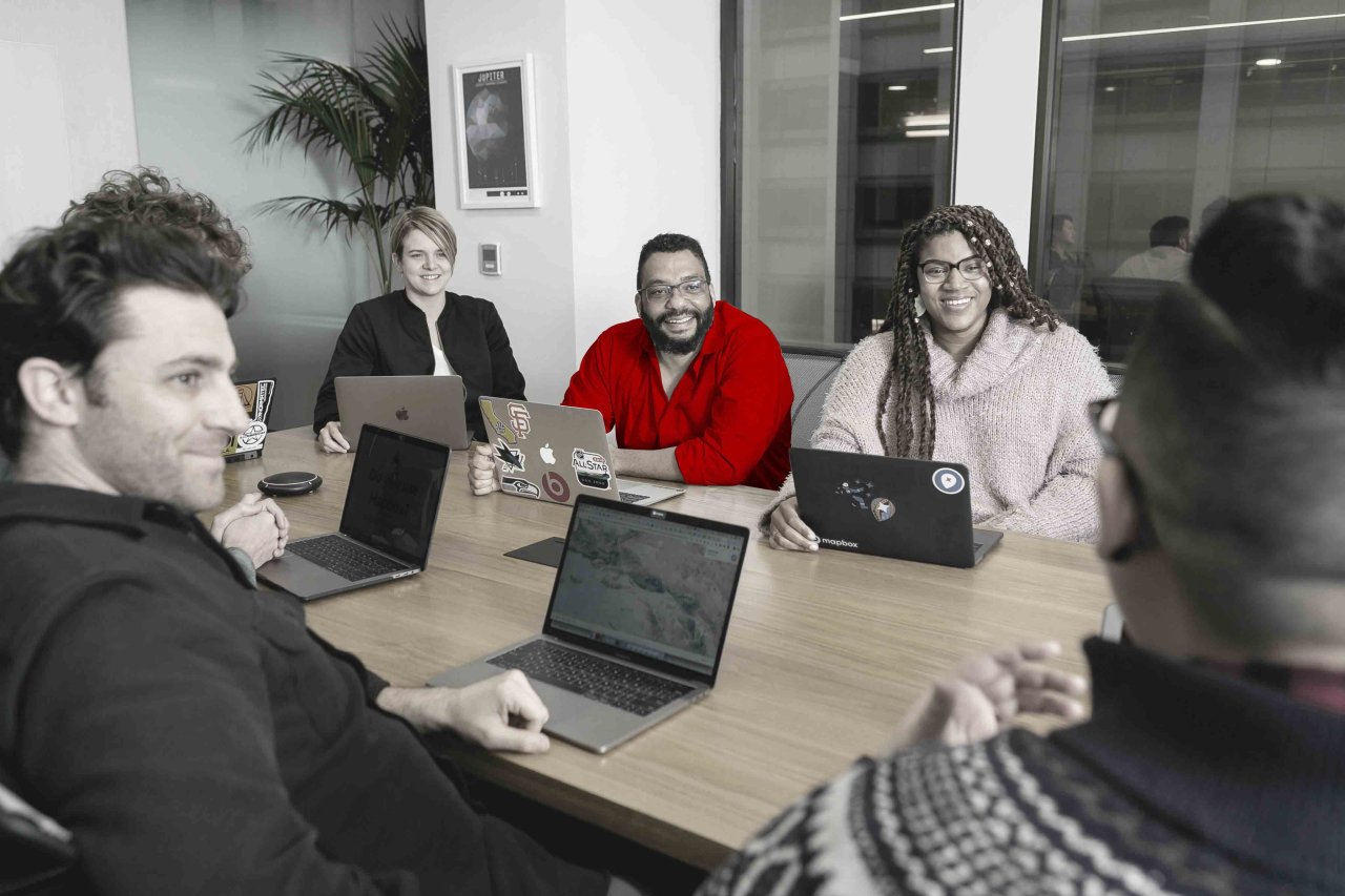 Group team meeting.